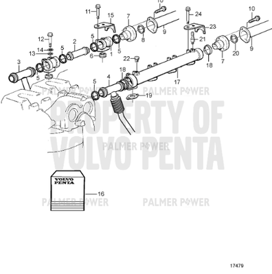 Order VOLVO PENTA 3826958 Coolant Pipe