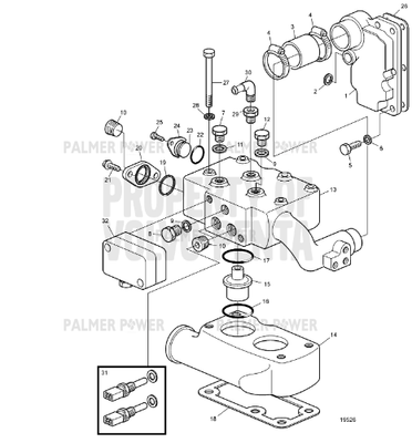Order VOLVO PENTA 3827398 Gasket