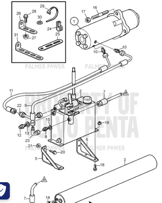 Order VOLVO PENTA 3828380 Bracket | Right Order VOLVO PENTA 3828380 Bracket | Right