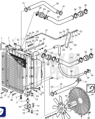 Order VOLVO PENTA 3828711 Fan Hub