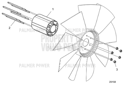 Order VOLVO PENTA 3829537 Fan Hub