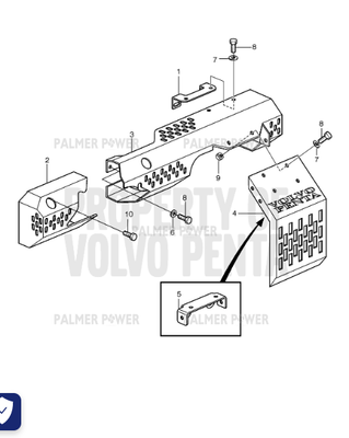 Order VOLVO PENTA 3830182 Heat Shield