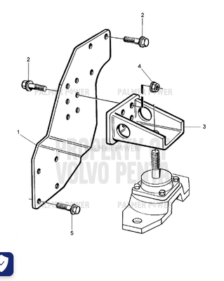 Order VOLVO PENTA 3830987 Bracket