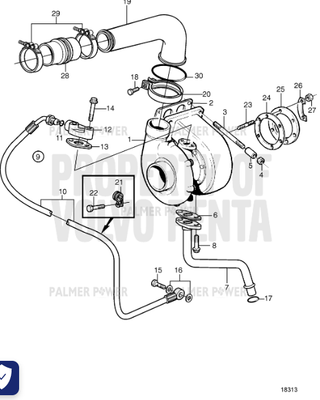 Order VOLVO PENTA 3831061 Oil Feed Hose Order VOLVO PENTA 3831061 Oil Feed Hose