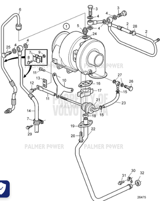 Order VOLVO PENTA 3837066 Oil Line Order VOLVO PENTA 3837066 Oil Line