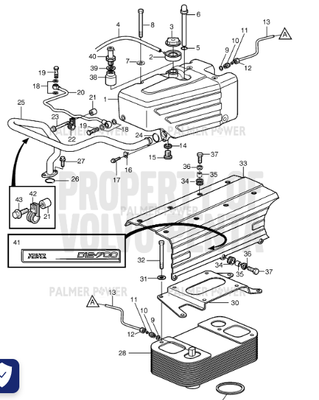 Order VOLVO PENTA 3837126 Decal