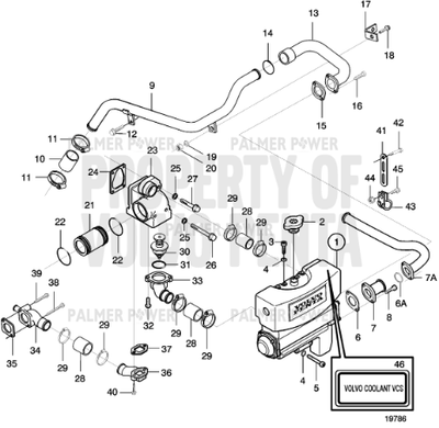 Order VOLVO PENTA 3838290 Bracket