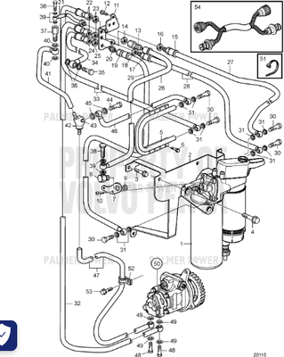 Order VOLVO PENTA 3838322 Hose