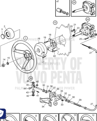 Order VOLVO PENTA 3840264 Steering Cable Order VOLVO PENTA 3840264 Steering Cable