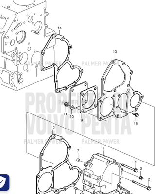 Order VOLVO PENTA 3840895 Timing Gear Casing Order VOLVO PENTA 3840895 Timing Gear Casing