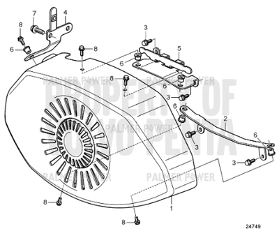 Order VOLVO PENTA 3841347 Belt Protector