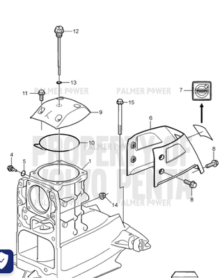 Order VOLVO PENTA 3842136 Cover