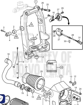 Order VOLVO PENTA 3852555 Retainer