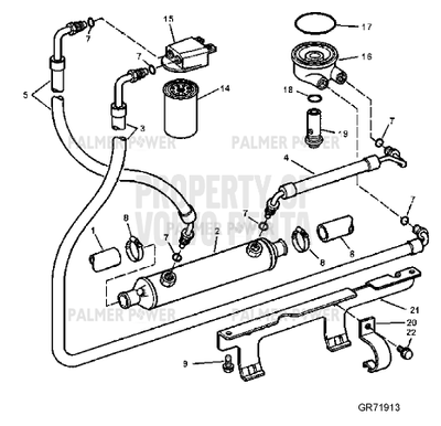 Order VOLVO PENTA 3852602 Hose Clamp | Hose, Oil Cooler