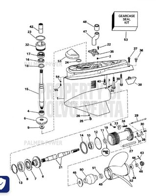 Order VOLVO PENTA 3854382 Gear Housing