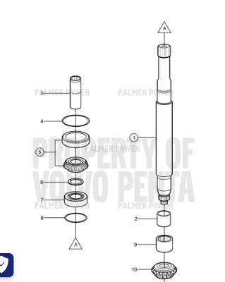 Order VOLVO PENTA 3856520 Splined Sleeve