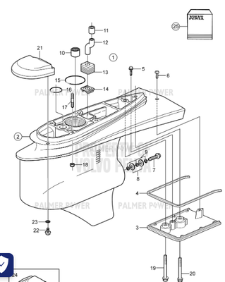 Order VOLVO PENTA 3860732 Gear Housing