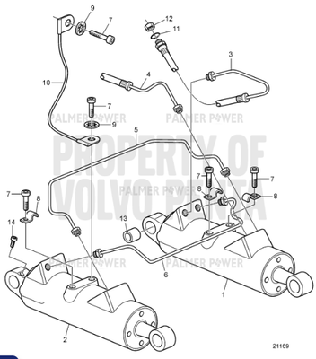 Order VOLVO PENTA 3863060 Clamp