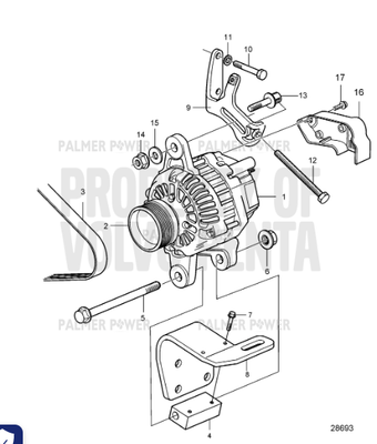 Order VOLVO PENTA 3884212 Tensioner Order VOLVO PENTA 3884212 Tensioner
