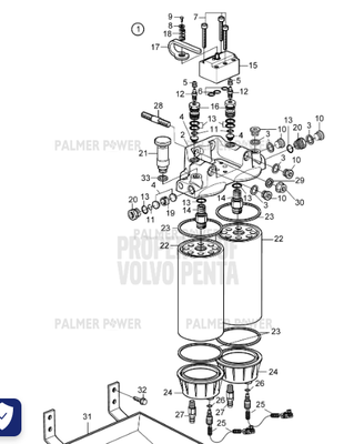 Order VOLVO PENTA 3885578 Bowl