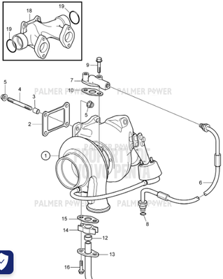 Order VOLVO PENTA 3885928 Turbocharger