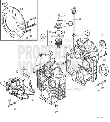 Order VOLVO PENTA 3886162 Housing