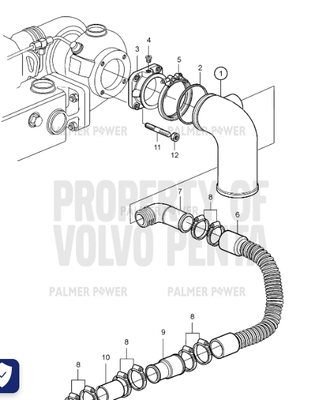 Order VOLVO PENTA 3886729 Hose