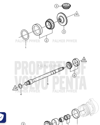 Order VOLVO PENTA 3886896 Shim