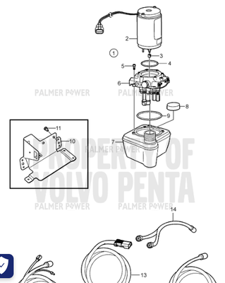 Order VOLVO PENTA 3887226 Wiring Harness | Trim