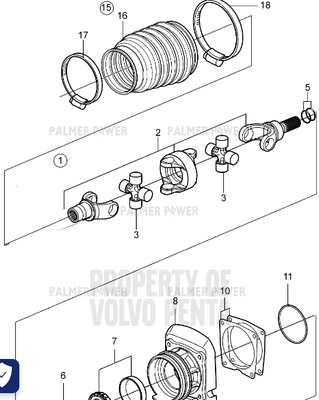 Order VOLVO PENTA 3887297 Universal Joint | Complete Order VOLVO PENTA 3887297 Universal Joint | Complete
