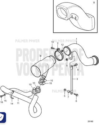 Order VOLVO PENTA 3888512 Stay