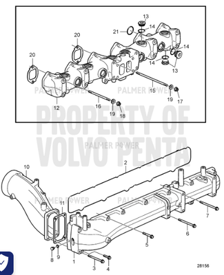 Order VOLVO PENTA 3889519 Charge Air Pipe