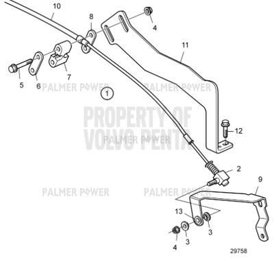 Order VOLVO PENTA 40005232 Support Arm