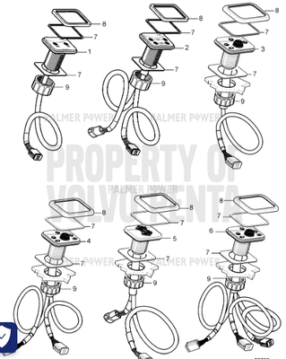 Order VOLVO PENTA 40005642 Control Panel