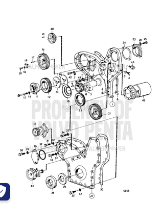 Order VOLVO PENTA 422626 Gasket