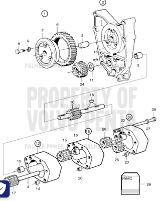 Order VOLVO PENTA 425175 Oil Pump