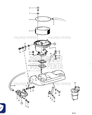 Order VOLVO PENTA 463391 Spacer