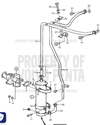 Order VOLVO PENTA 468706 Hose