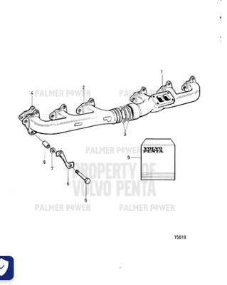 Order VOLVO PENTA 468925 Exhaust Collector