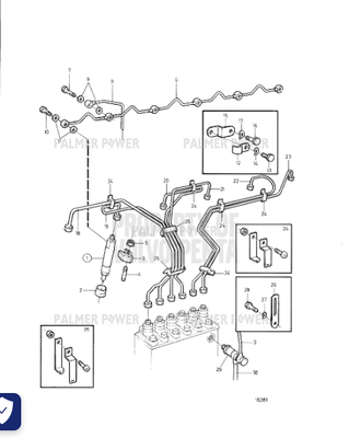 Order VOLVO PENTA 470185 Leak-Off Line