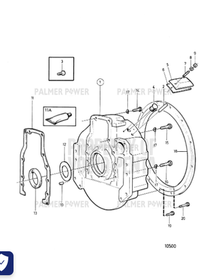 Order VOLVO PENTA 4804167 Gasket