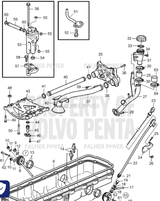Order VOLVO PENTA 60110410 Flange Screw