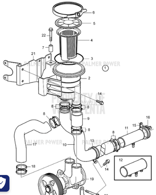 Order VOLVO PENTA 60111132 Hose Clamp