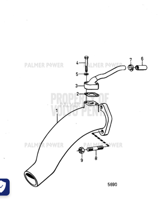 Order VOLVO PENTA 807181 Coolant Pipe