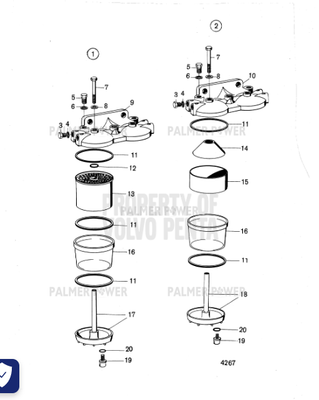 Order VOLVO PENTA 818407 Reservoir