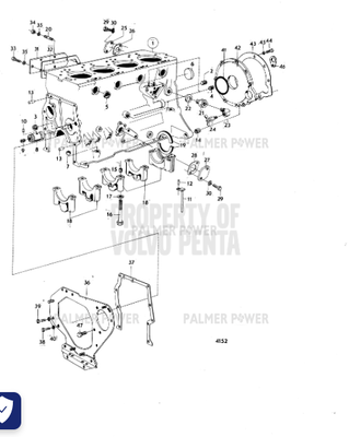 Order VOLVO PENTA 818457 Gasket