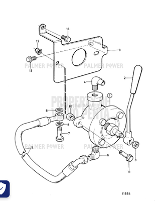 Order VOLVO PENTA 821713 Handle