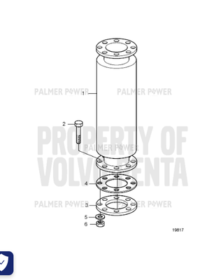 Order VOLVO PENTA 836257 Silencer