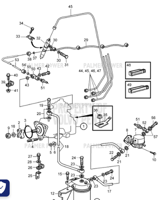 Order VOLVO PENTA 838722 Fuel Pipe