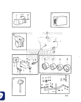 Order VOLVO PENTA 843103 Attaching Plate